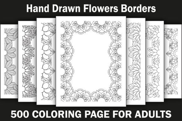 Download Hand Drawn Borders Bundle Coloring Book - Bundle Collection