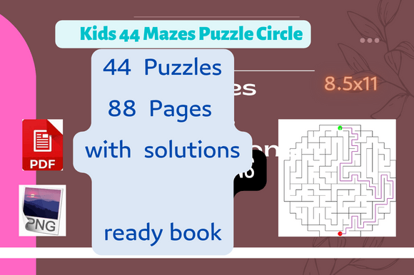 Download Circle Mazes Activity Book - Mazes activity book Collection