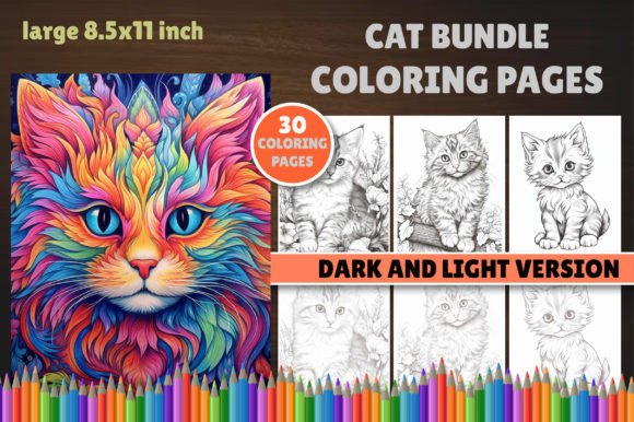 Download Cat Bundle Coloring Book - Bundle Collection