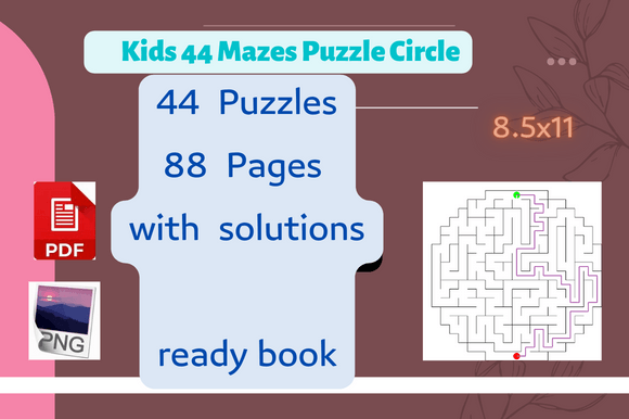Download Circle Mazes Activity Book - Mazes activity book Collection
