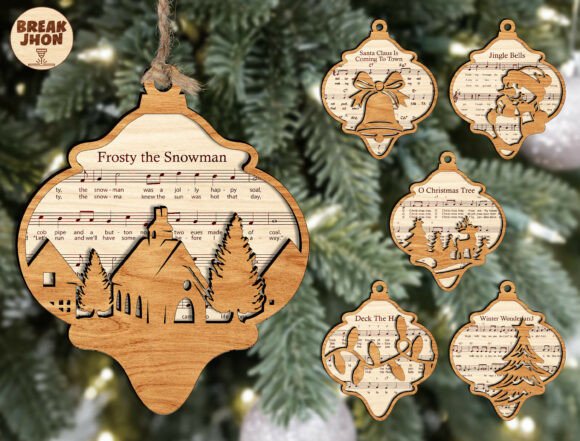 Download Christmas Song Ornament SVG Bundle - Bundle Collection