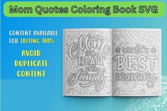 Download Funny Mom Quotes Coloring Book SVG - Quotes Collection