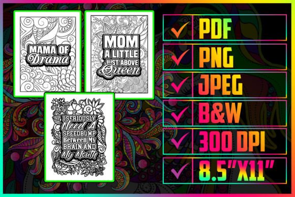 Download Funny Mom Quotes Coloring Pages for Adult - Quotes Collection