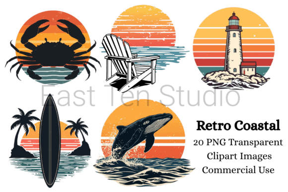 Download Coastal Clipart Bundle - Bundle Collection