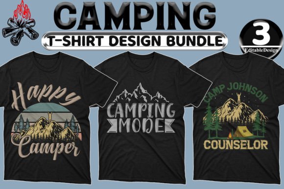 Download Best Camping Print Templates Bundle-3 - Bundle Collection