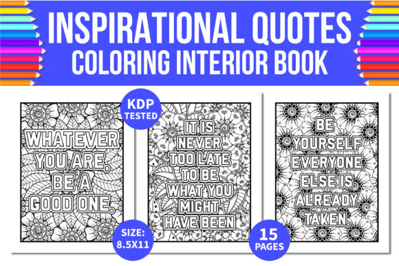 Download Inspirational Quotes Coloring Book Vol.1 - Quotes Collection