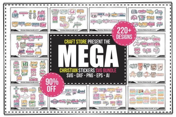 Download Christian Stickers Mega Bundle - Bundle Collection