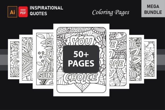 Download 50+ Inspirational Quotes Coloring Book - Quotes Collection