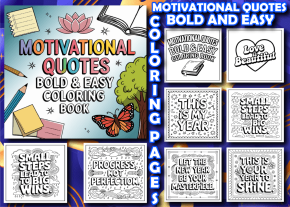 Download Motivational Quotes Coloring Book (bold) - Quotes Collection