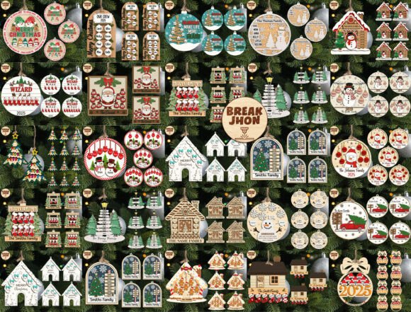 Download Bundle Personalize Christmas Ornament - Bundle Collection