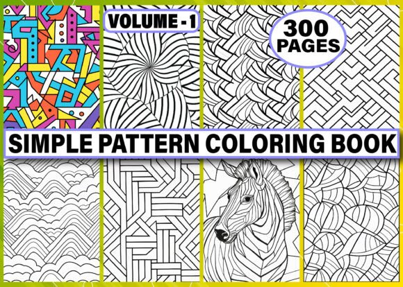 Download Simple Pattern Coloring Pages for Adults - Premium Resources