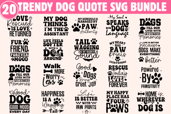 Download Funny Dog Saying Png Bundle, Dog Quote - Bundle Collection