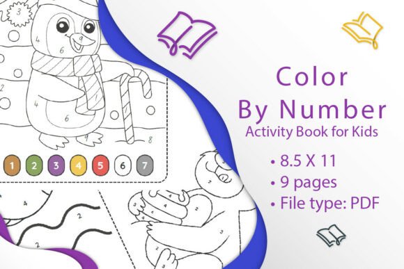 Download Color by Number Activity Book for Kids - Color by number activity Collection