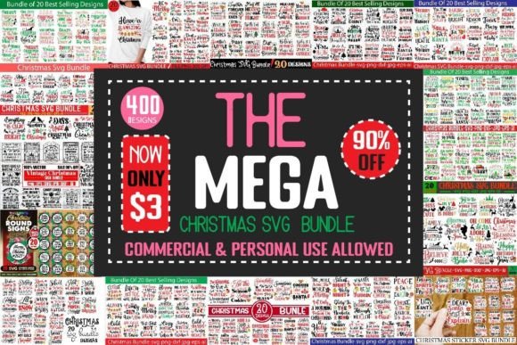 Download Christmas SVG Mega Bundle - Bundle Collection