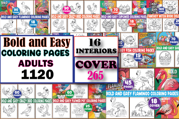 Download Bold and Easy Bundle Coloring Pages - Bundle Collection