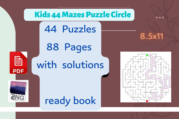 Download Circle Mazes Activity Book - Mazes activity book Collection