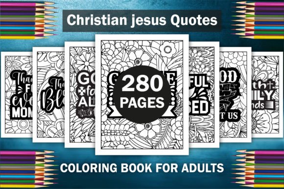Download Christian Quotes Coloring Book Bundle - Quotes Collection