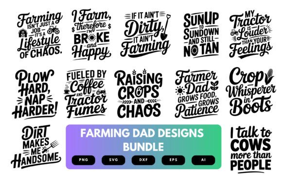 Download Farming Dad SVG Bundle - Bundle Collection