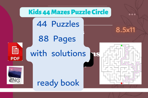 Download Circle Mazes Activity Book - Mazes activity book Collection