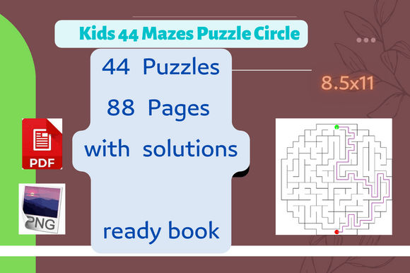 Download Circle Mazes Activity Book - Mazes activity book Collection