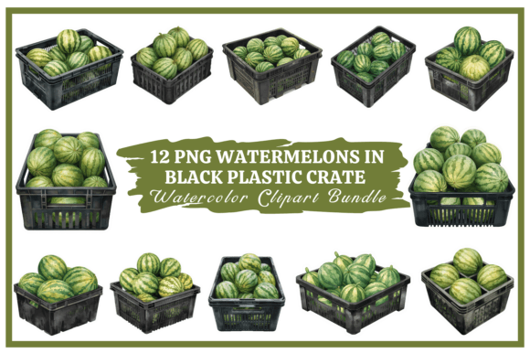 Download Watermelons Watercolor Clipart Bundle 18 - Bundle Collection