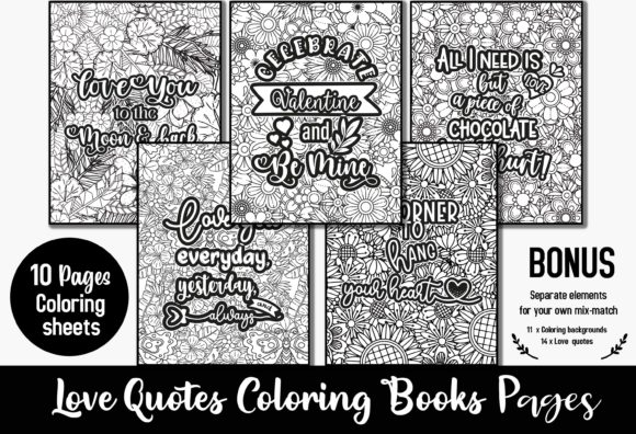 Download Romantic Love Quotes Coloring Book Pages - Quotes Collection