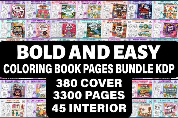 Download BOLD and EASY COLORING BOOK BUNDLE&nbsp; - Bundle Collection