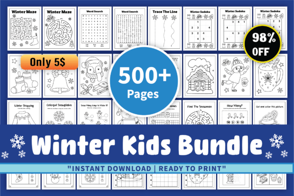 Download Winter Kids Activity Bundle - Bundle Collection