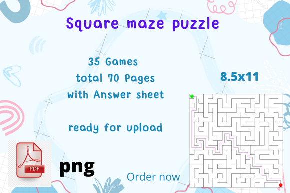 Download Square Mazes Activity Book - Mazes activity book Collection