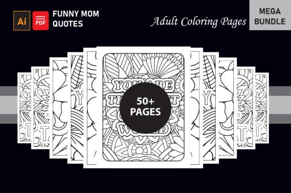 Download Funny Mom Quotes Coloring Book for Adult - Quotes Collection