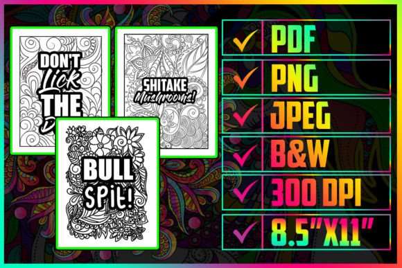 Download Teacher Swear Words Coloring Page Bundle - Bundle Collection
