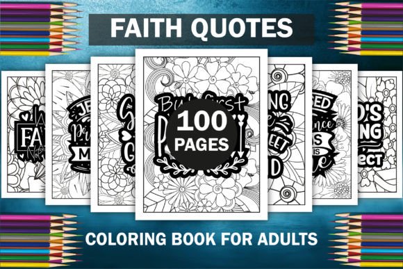Download Faith Quotes Coloring Book Bundle - Kdp - Quotes Collection