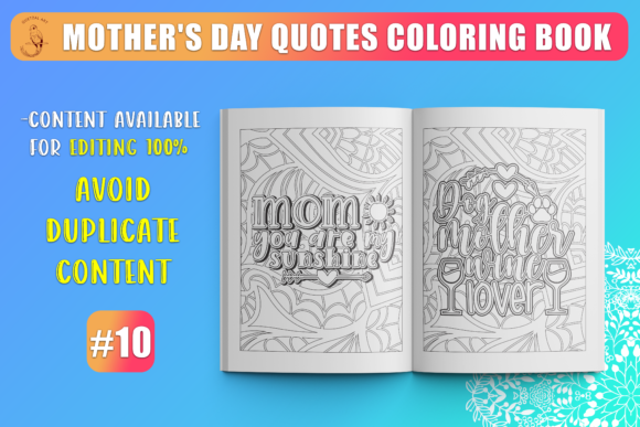 Download Mother's Day Quotes Coloring Book SVG - Quotes Collection